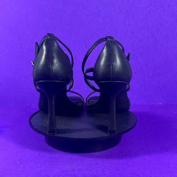BP. Black‎ Ankle Strap Strappy Heeled Sandals Women's Shoe Size 7-NEW - Picture 4 of 8